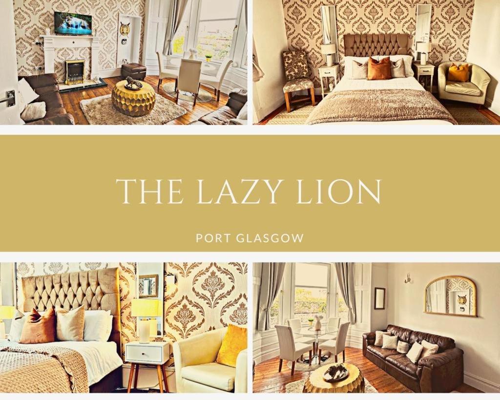 The Lazy Lion - Spacious 2 Bedroom - Town Centre Holiday Home Apartment Порт Глазгоу Екстериор снимка
